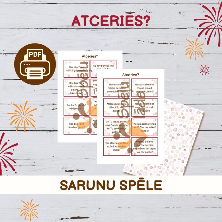 Spēle "Atceries?"