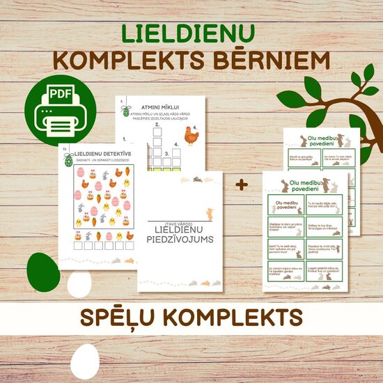 LIELDIENU KOMPLEKTS BĒRNIEM