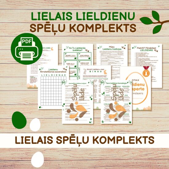 LIELAIS LIELDIENU SPĒĻU KOMPLEKTS