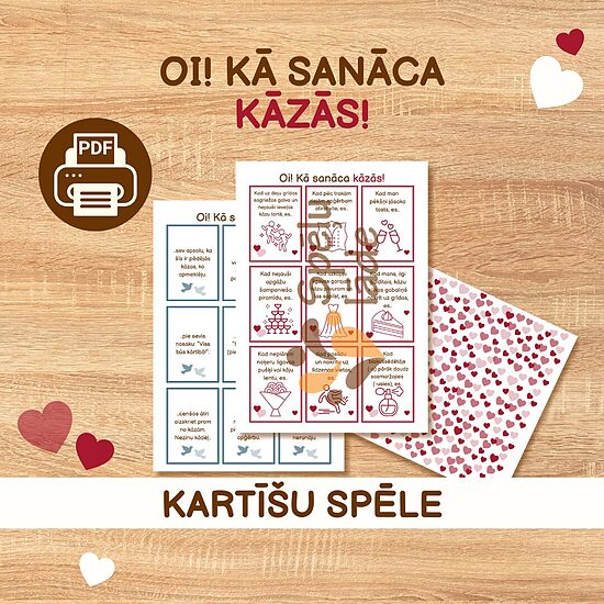Spēle "Oi! Kā sanāca kāzās!"